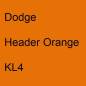 Preview: Dodge, Header Orange, KL4.